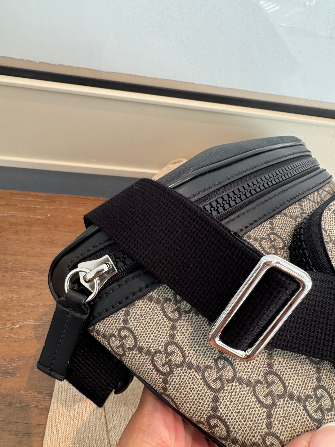 Gucci monogram bumbag