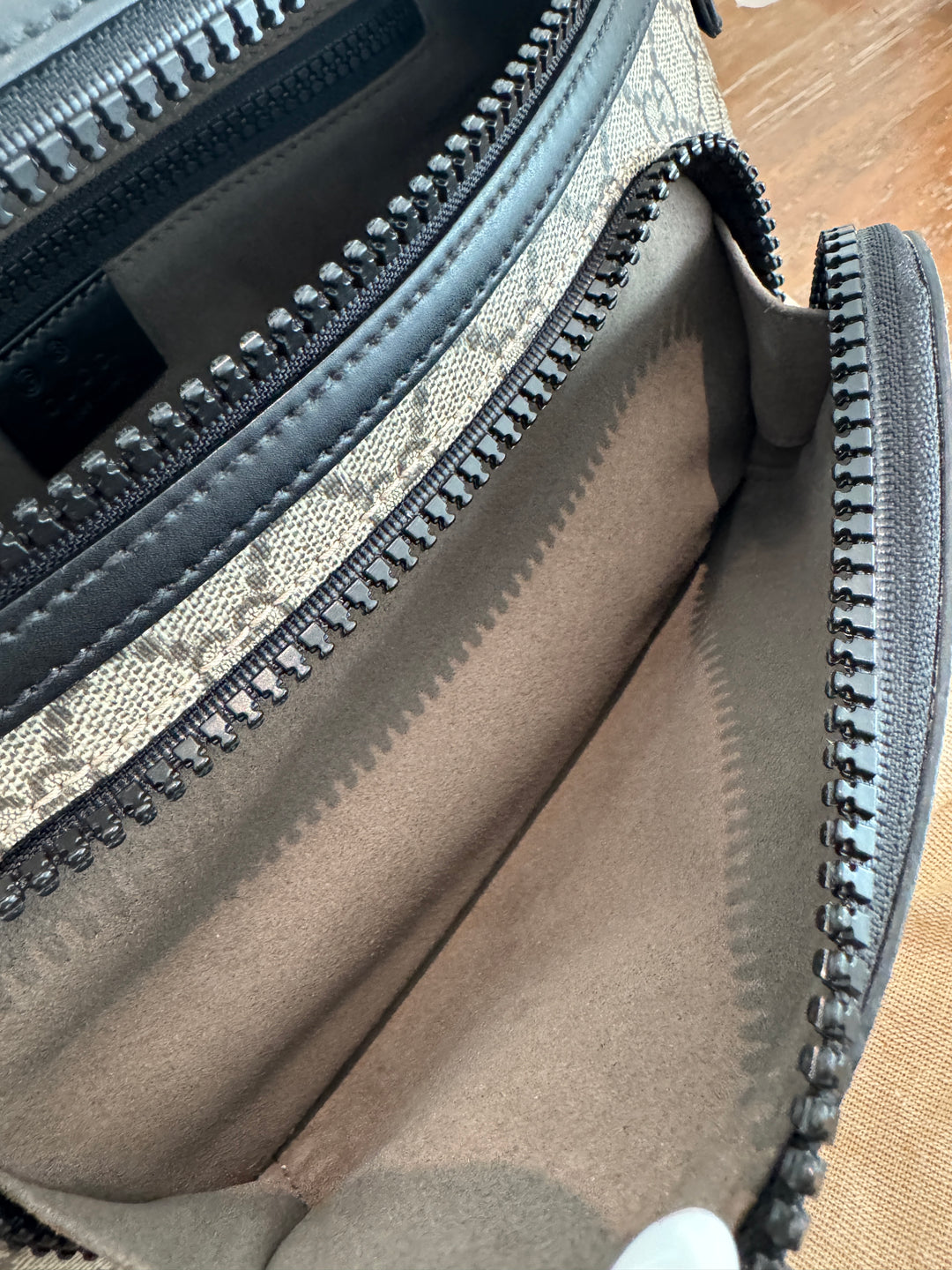 Gucci monogram bumbag