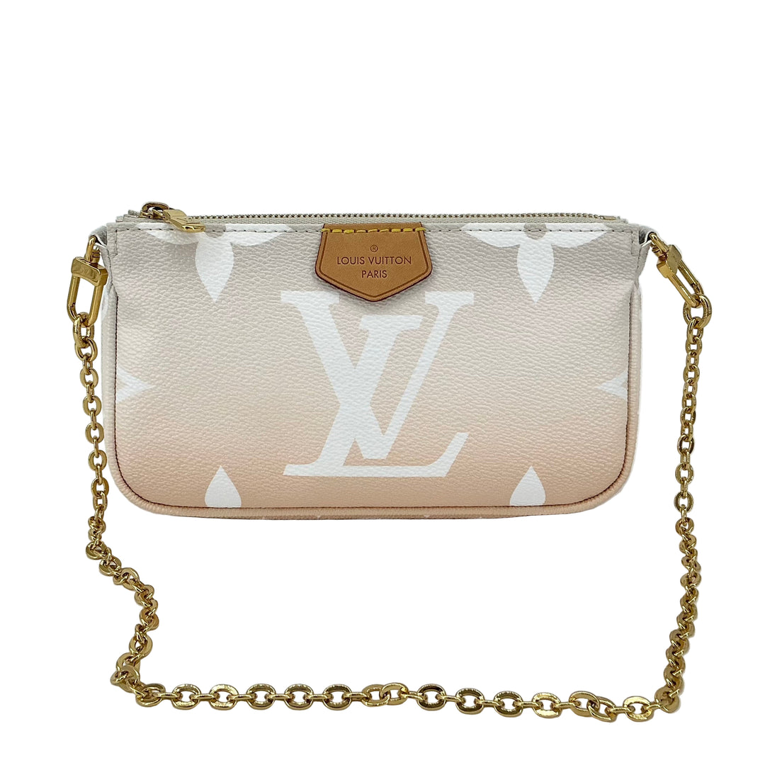 Louis Vuitton Monogram Giant By The Pool Multi Pochette Accessories – Mini Pochette Brume (Mist)