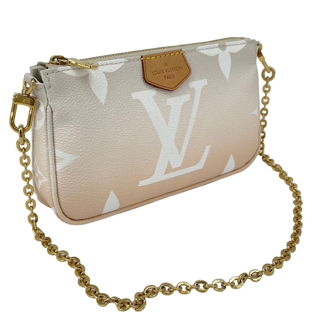 Louis Vuitton Monogram Giant By The Pool Multi Pochette Accessories – Mini Pochette Brume (Mist)