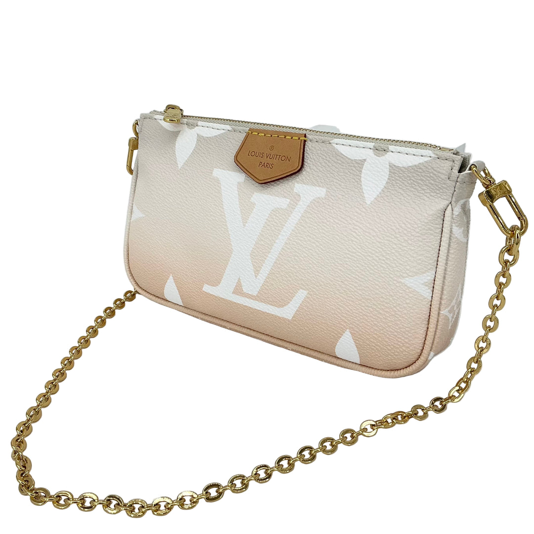 Louis Vuitton Monogram Giant By The Pool Multi Pochette Accessories – Mini Pochette Brume (Mist)