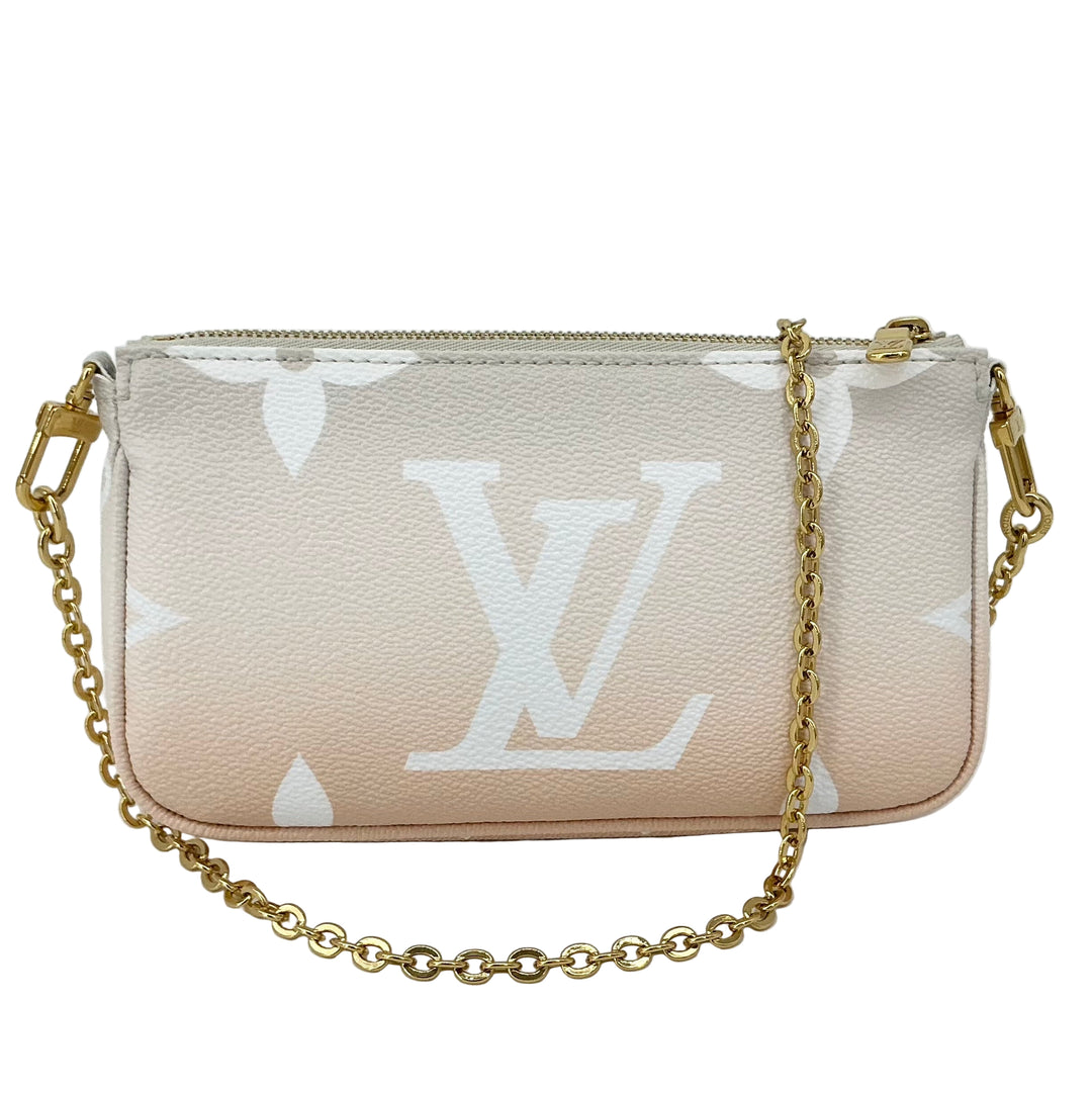 Louis Vuitton Monogram Giant By The Pool Multi Pochette Accessories – Mini Pochette Brume (Mist)