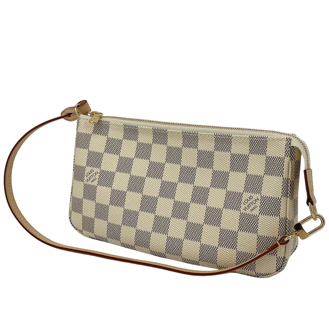Louis Vuitton Damier Azur Pochette Accessoires NM – Wristlet and Shoulder Pouch