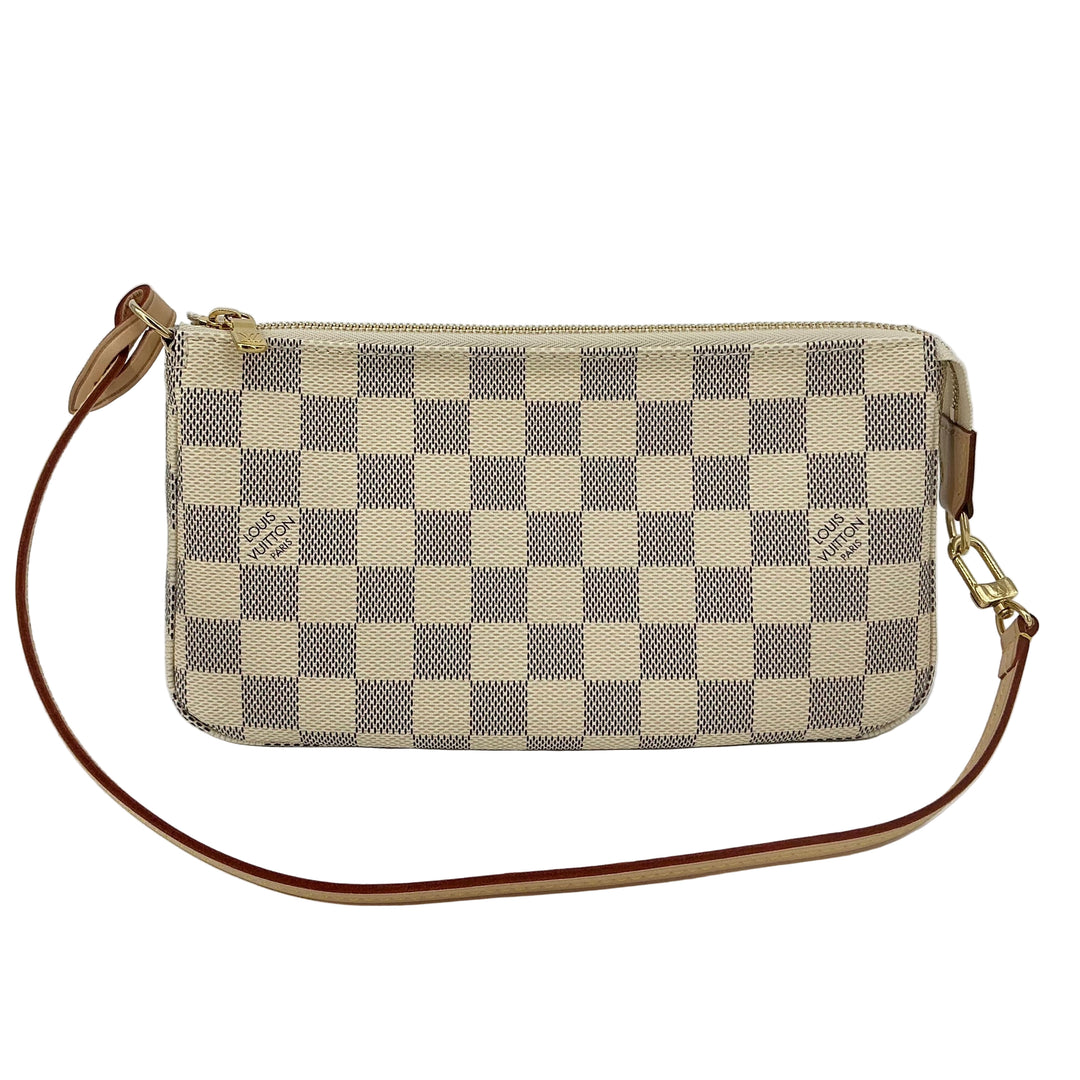 Louis Vuitton Damier Azur Pochette Accessoires NM – Wristlet and Shoulder Pouch