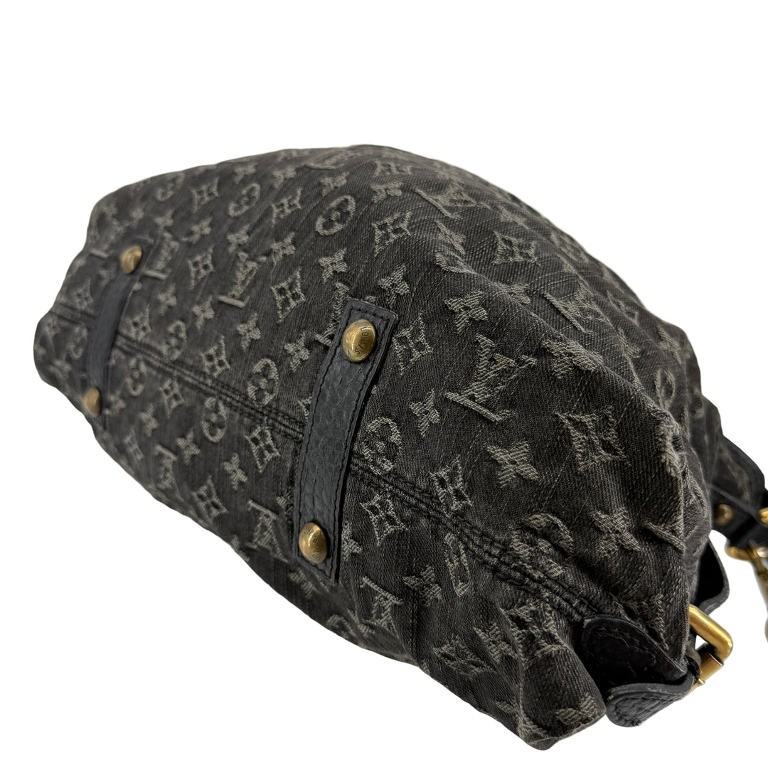 Louis Vuitton Denim Neo Cabby MM – Black Monogram Denim Tote