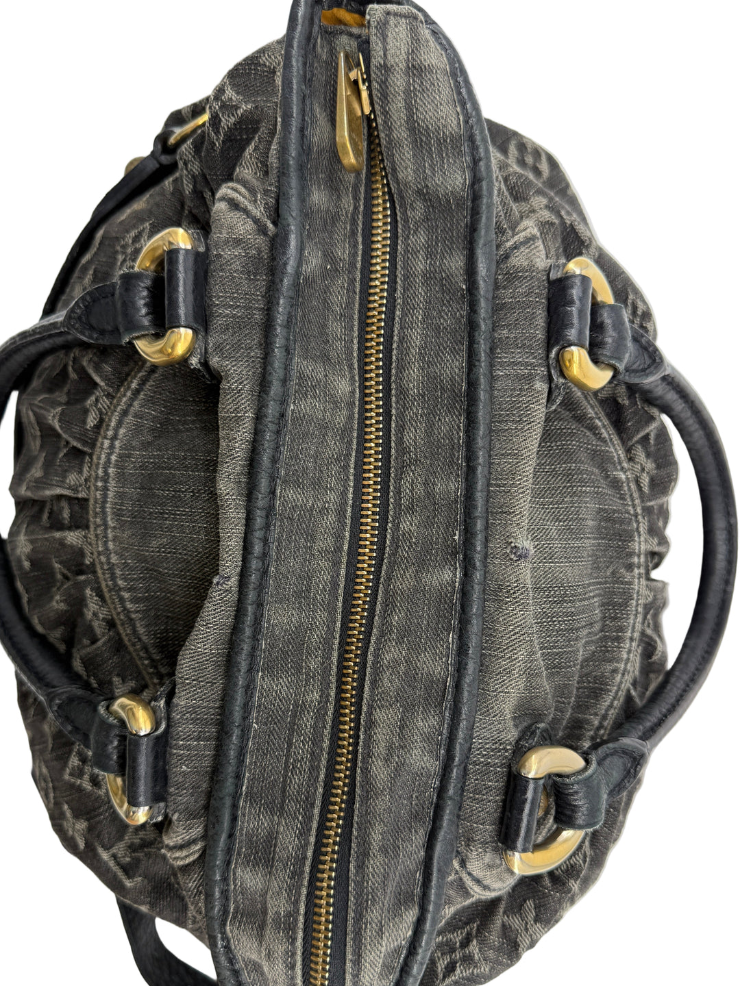 Louis Vuitton Denim Neo Cabby MM – Black Monogram Denim Tote