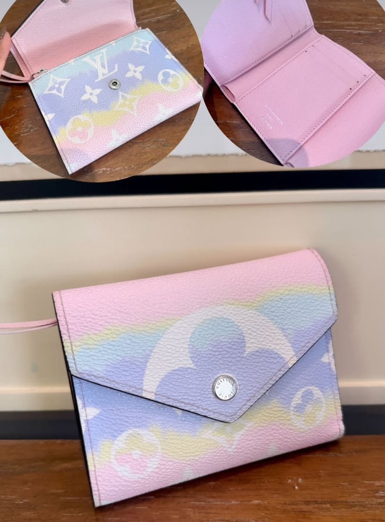 Louis Vuitton Monogram Escale Victorine Wallet Pastel | LuxLoveLouis