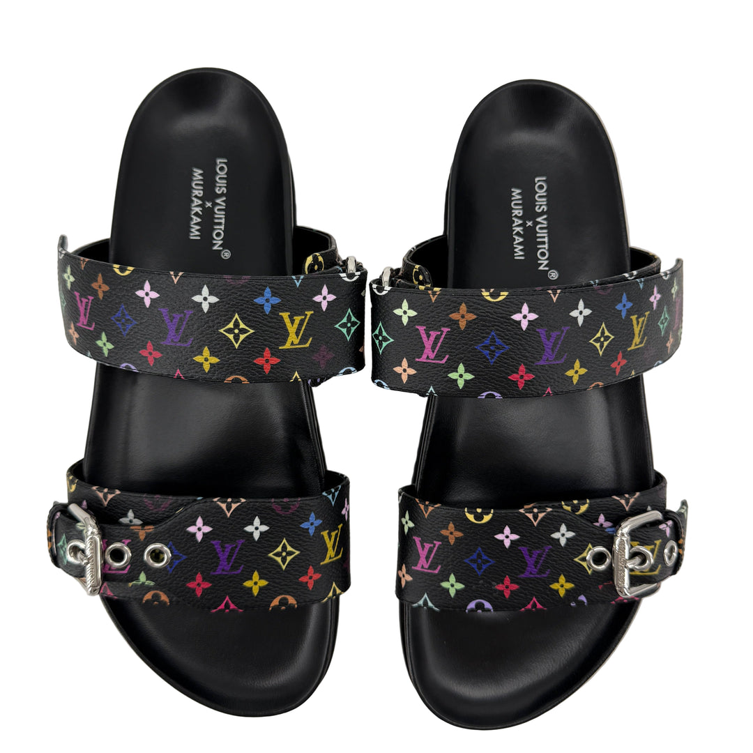 Louis Vuitton × Murakami LV Sunset Flat Comfort Sandals | LuxLoveLouis