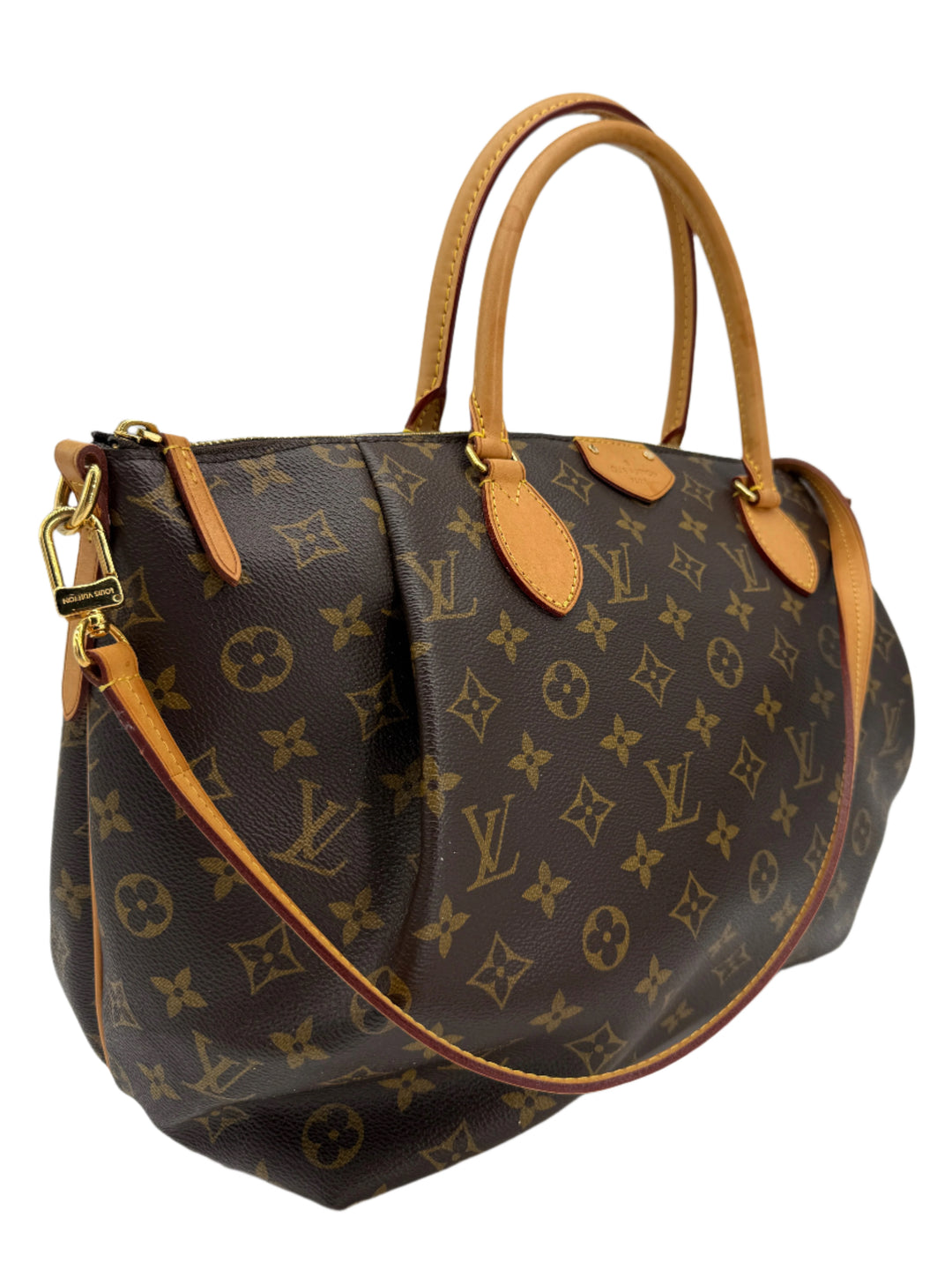 Louis Vuitton Turenne PM – Monogram Canvas with Vachetta Leather & Plum Interior