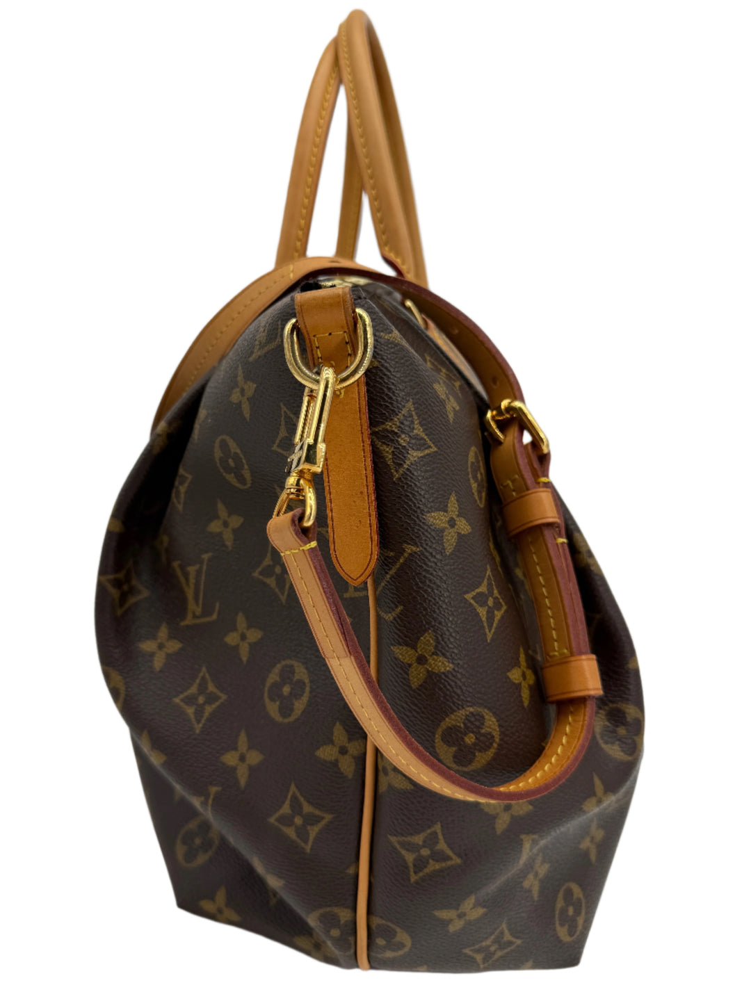 Louis Vuitton Turenne PM – Monogram Canvas with Vachetta Leather & Plum Interior