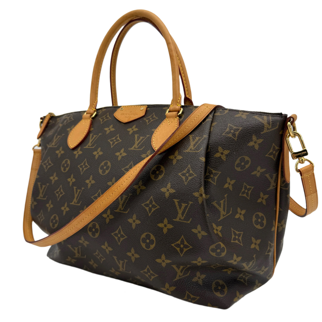 Louis Vuitton Turenne PM – Monogram Canvas with Vachetta Leather & Plum Interior