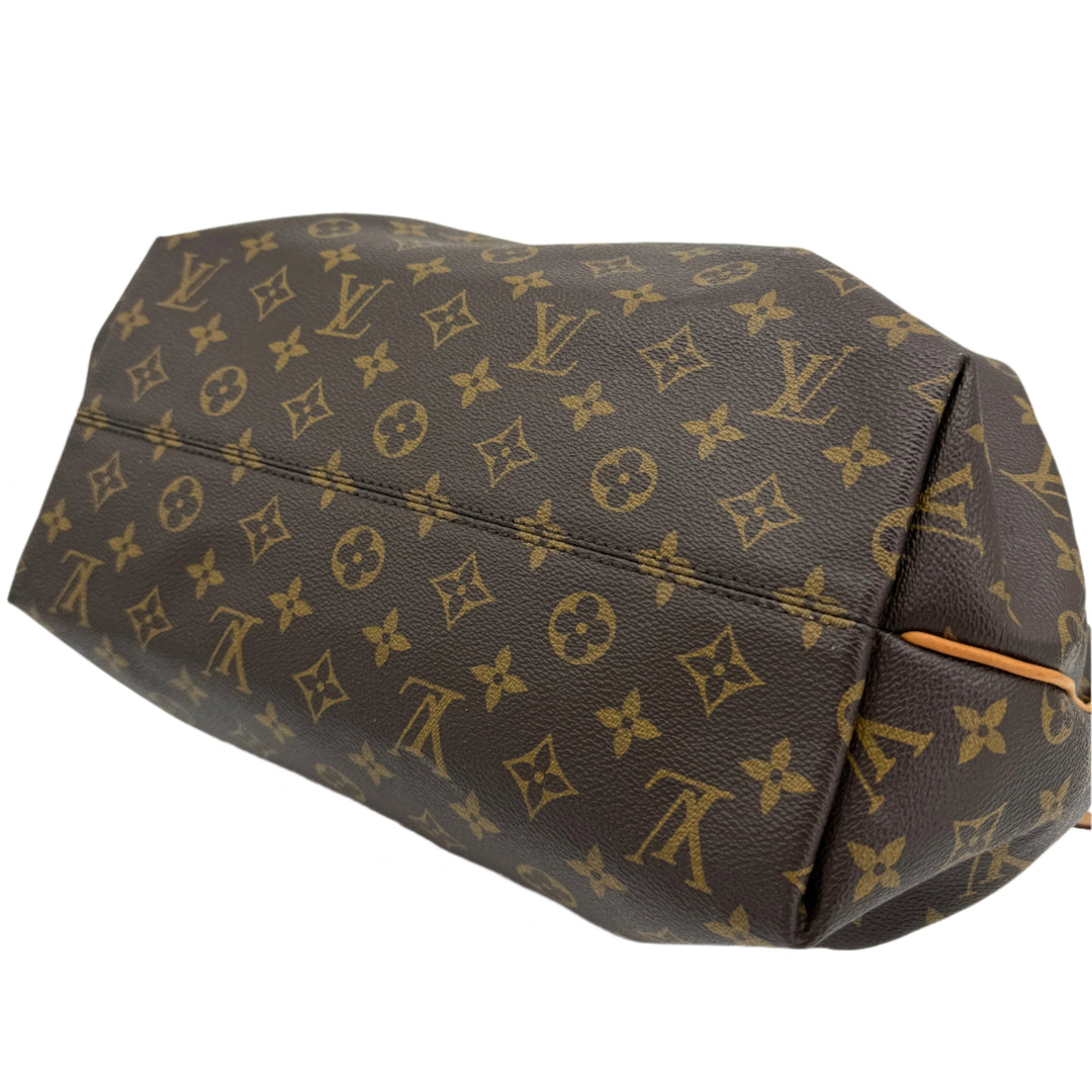 Louis Vuitton Turenne PM – Monogram Canvas with Vachetta Leather & Plum Interior