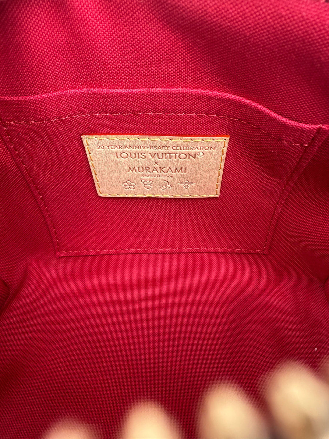 Louis Vuitton x Takashi Murakami Monogram Cerises Speedy Bandoulière 20 – Like New, Complete Set