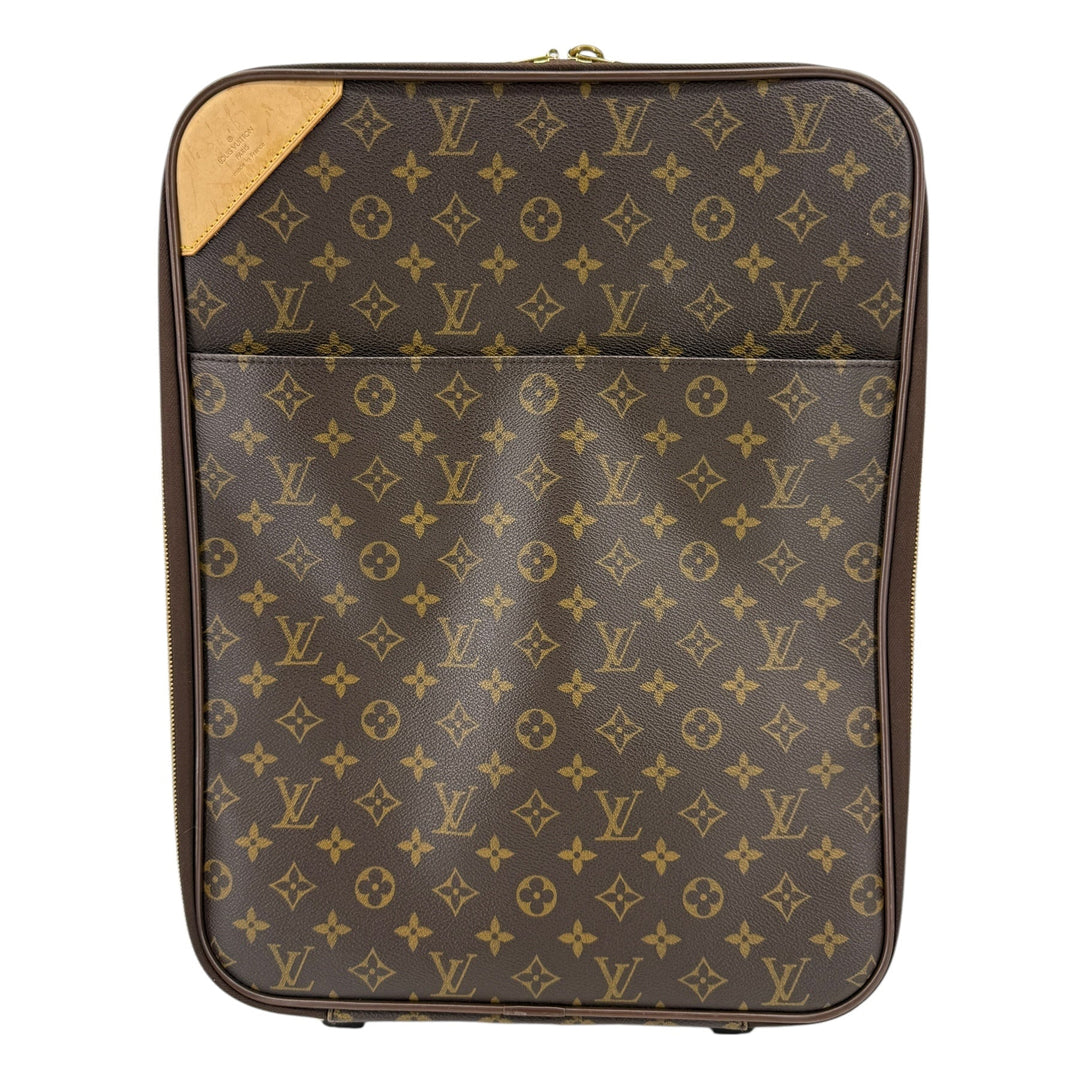 Louis Vuitton Pegase 50 – Monogram Canvas Rolling Suitcase Travel Bag
