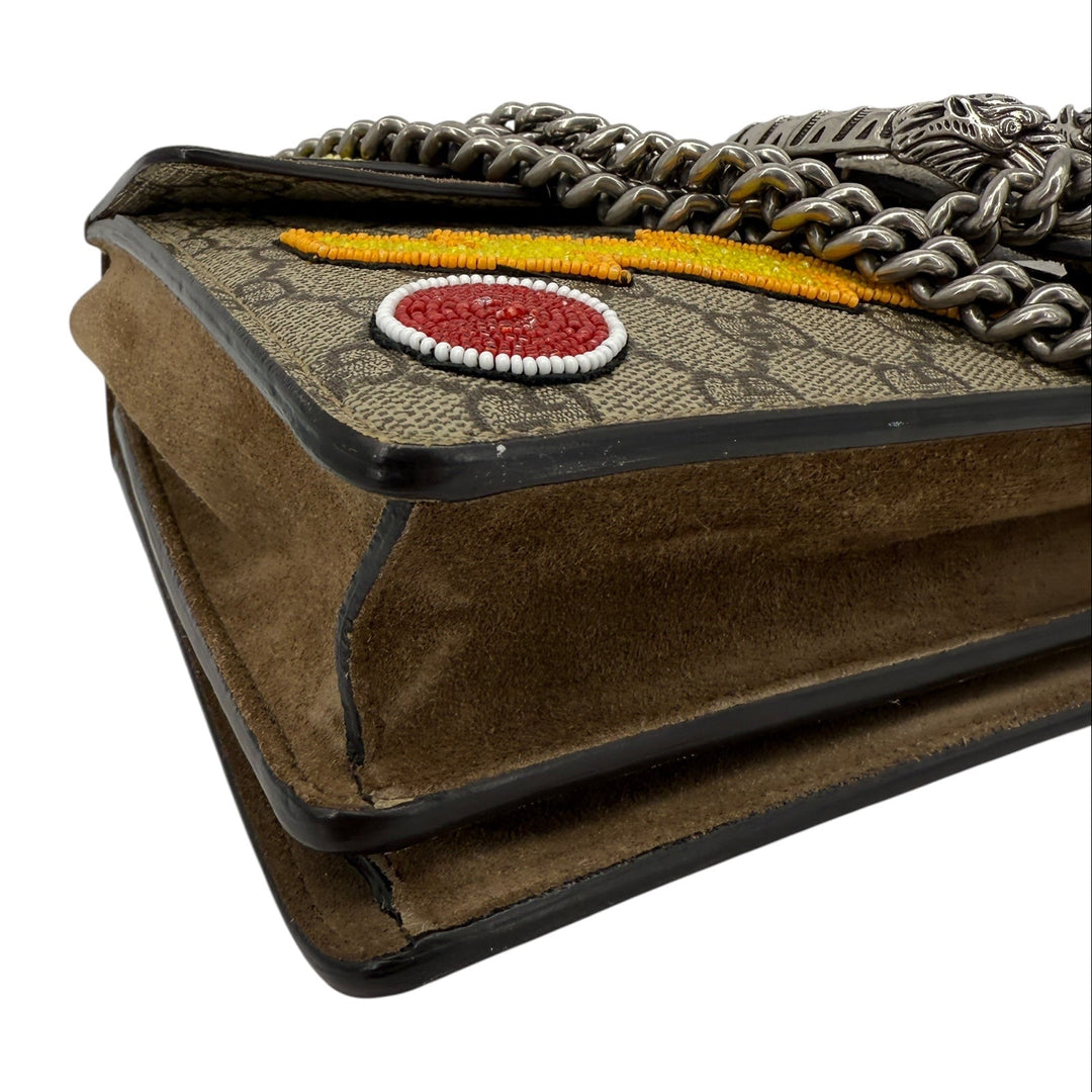 Gucci Dionysus GG Bead Embellished Small Shoulder Bag | LuxLoveLouis