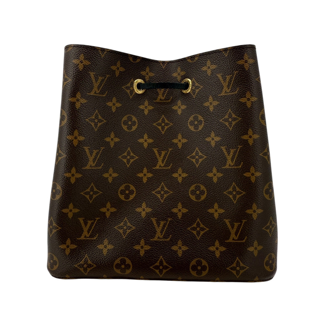 Louis Vuitton Monogram NéoNoé MM – Black Trim Bucket Crossbody Bag