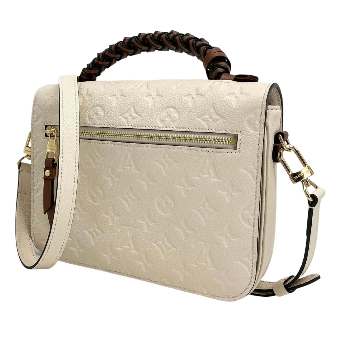 Louis Vuitton Empreinte Braided Pochette Metis – Creme Beige & Caramel Leather