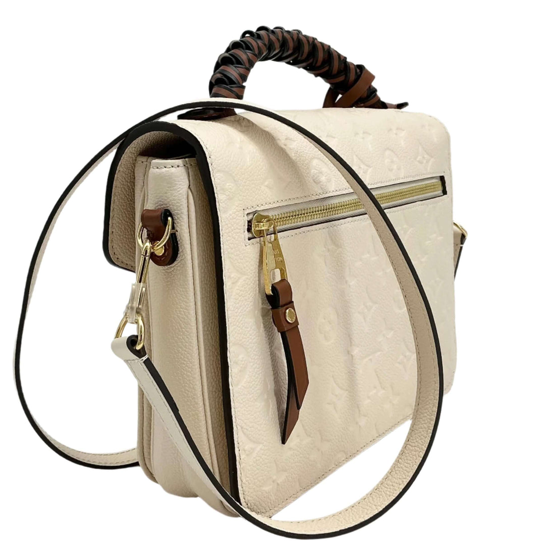 Louis Vuitton Empreinte Braided Pochette Metis – Creme Beige & Caramel Leather