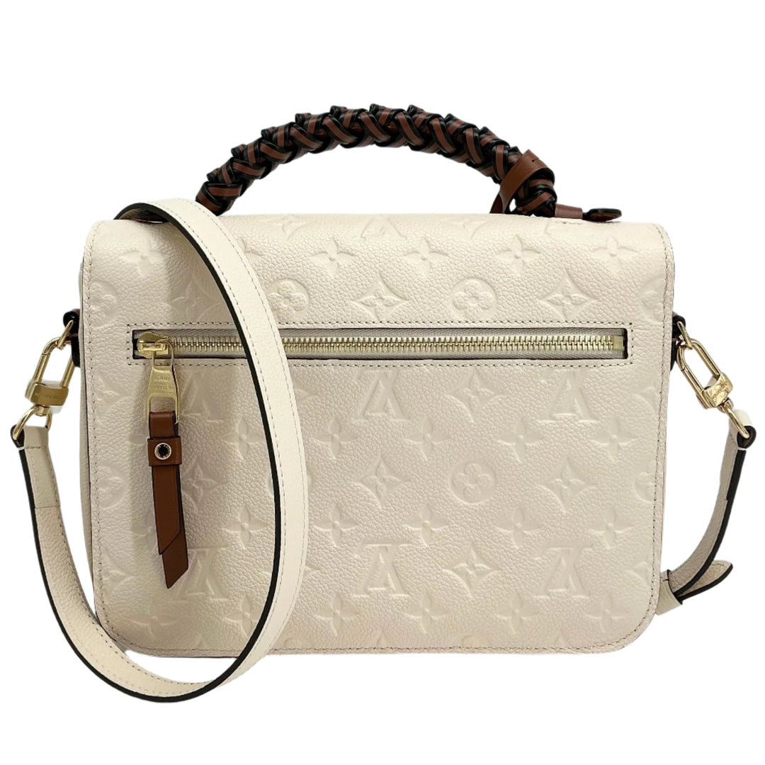 Louis Vuitton Empreinte Braided Pochette Metis – Creme Beige & Caramel Leather
