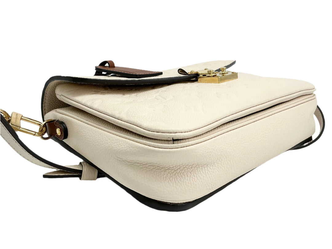 Louis Vuitton Empreinte Braided Pochette Metis – Creme Beige & Caramel Leather