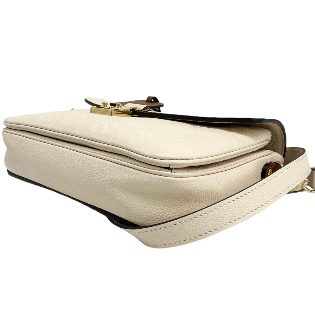 Louis Vuitton Empreinte Braided Pochette Metis – Creme Beige & Caramel Leather