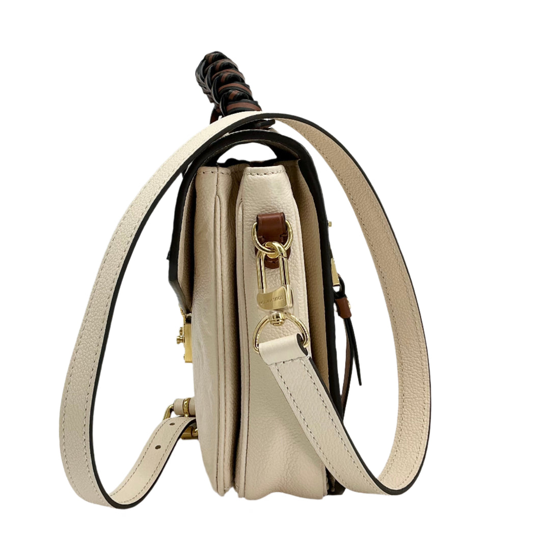 Louis Vuitton Empreinte Braided Pochette Metis – Creme Beige & Caramel Leather