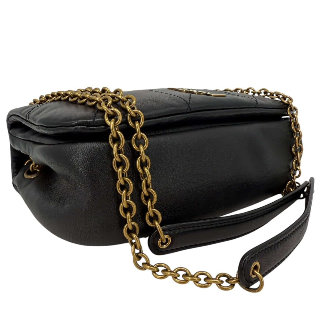 Saint Laurent Mini Jamie Black Nappa Leather Bag | LuxLoveLouis