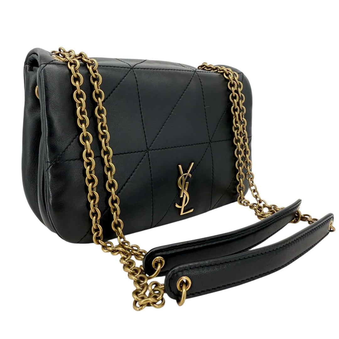 Saint Laurent Mini Jamie Black Nappa Leather Bag | LuxLoveLouis