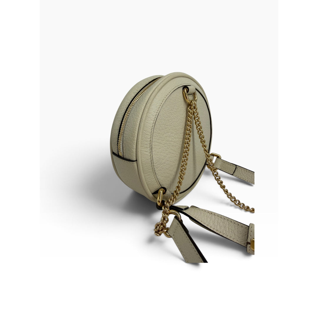 Gucci Ophidia mini round backpack rear convertible strap system