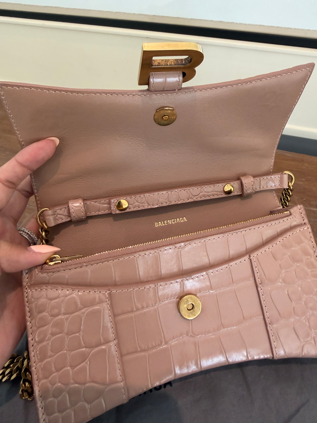 Balenciaga croc WOC