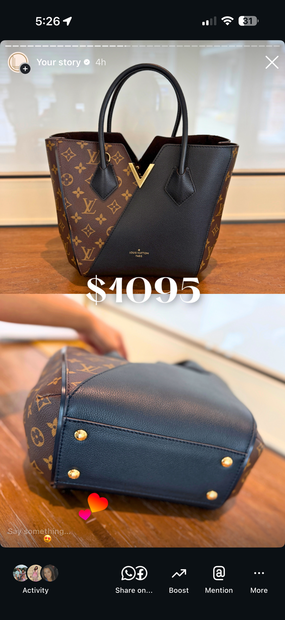 LV v tote