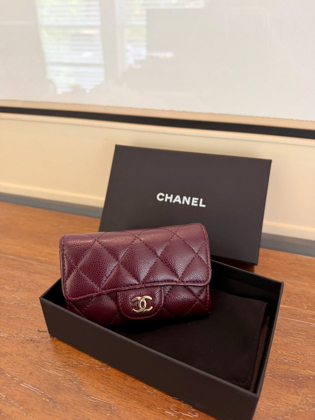 Chanel card holder