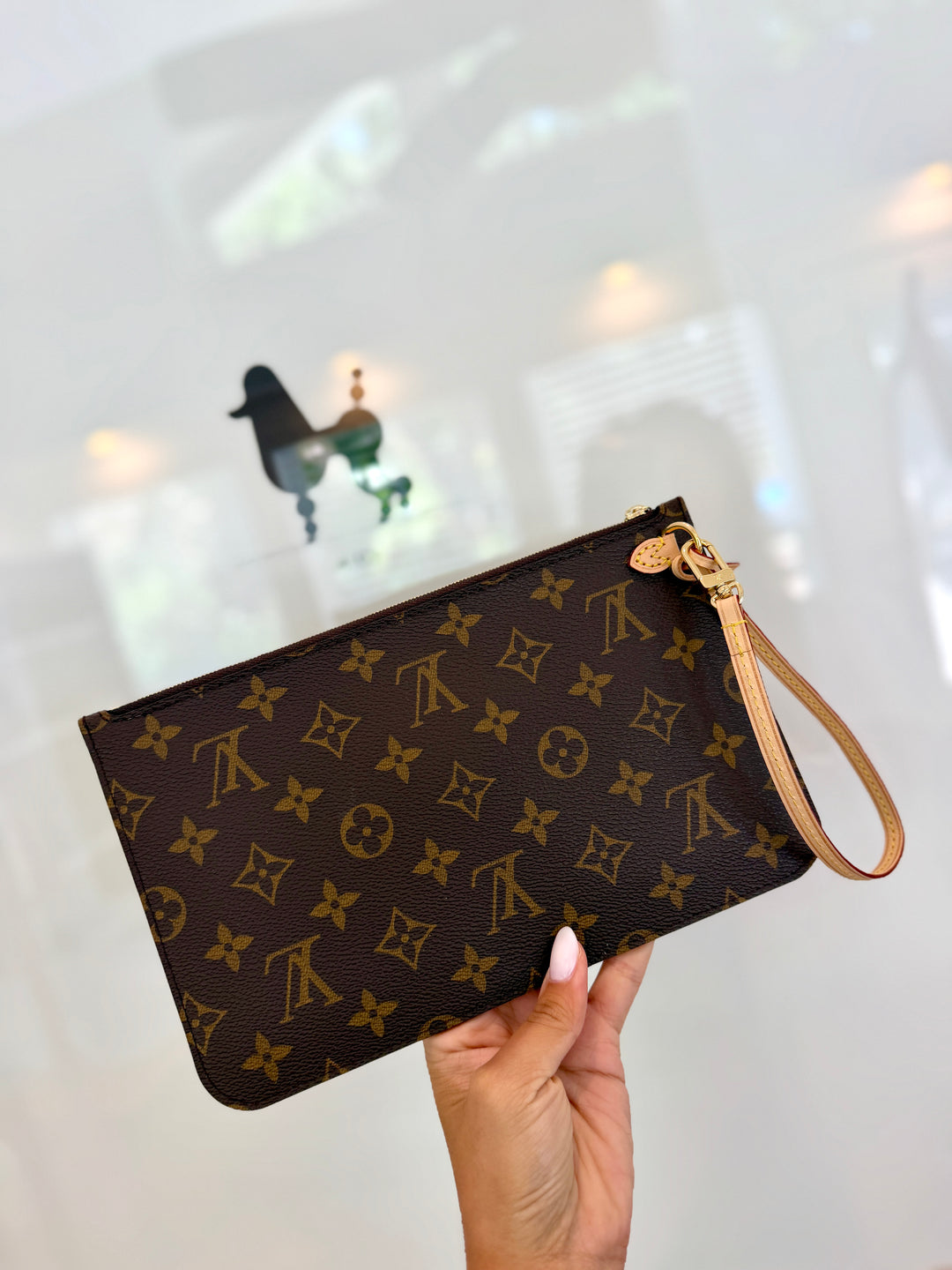 LV wristlet