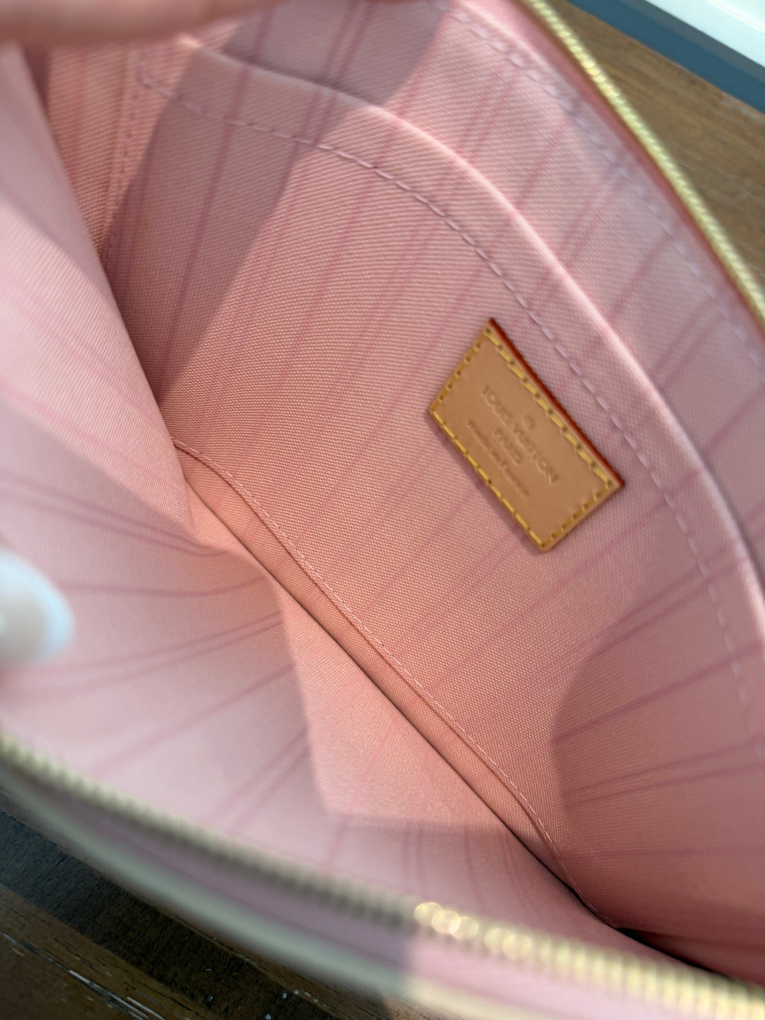 LV DA wristlet