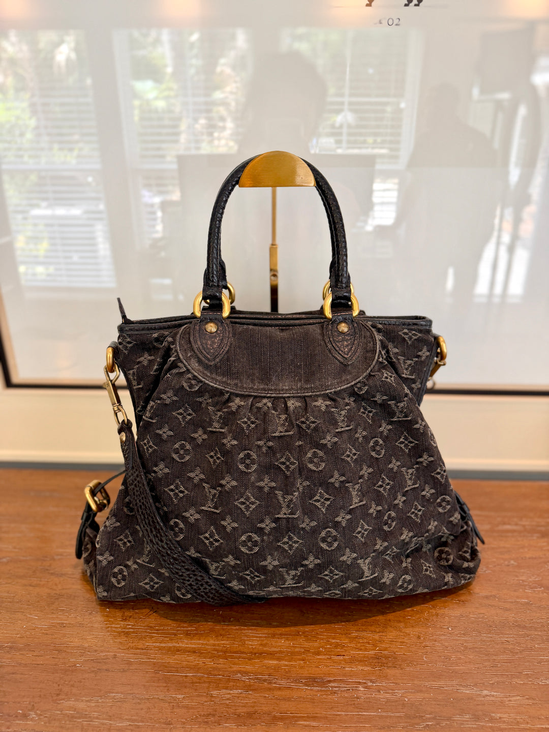 LV denim cabby