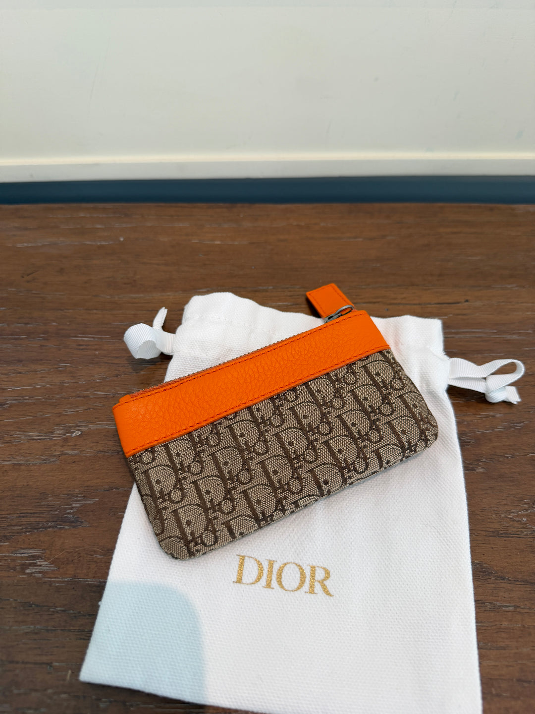 Dior key pouch
