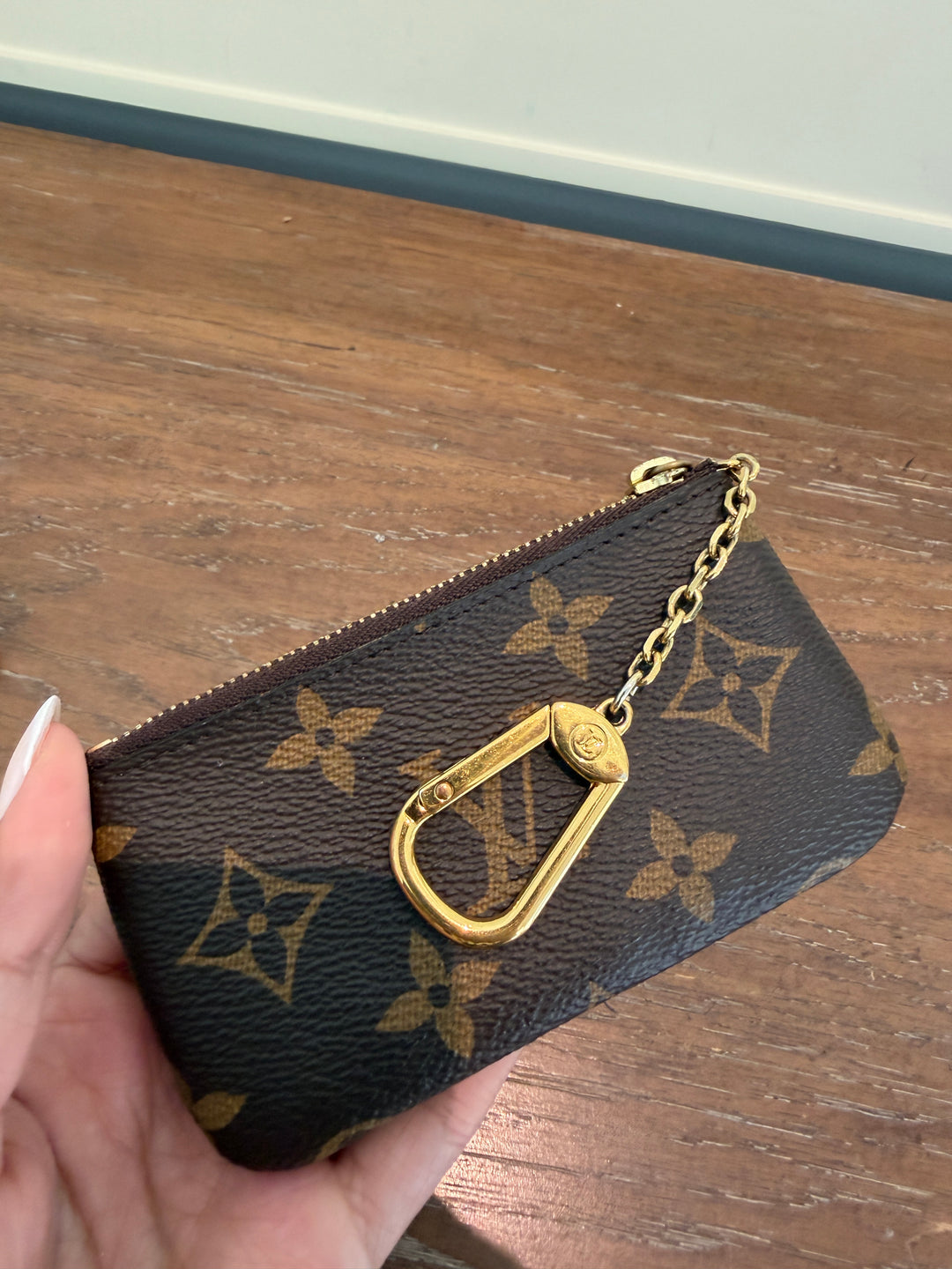 LV key pouch and kirigami