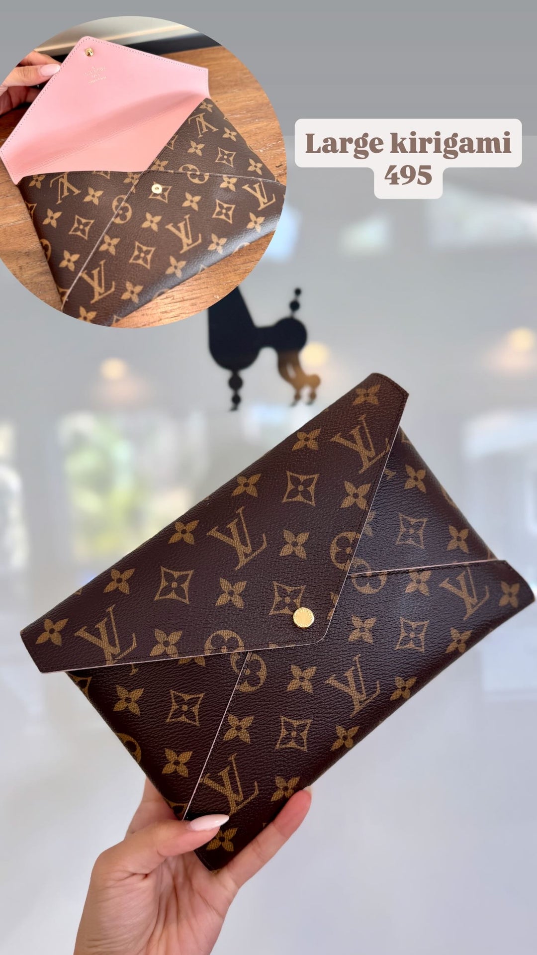 Jimmy Choo (2) and strap and large kirigami