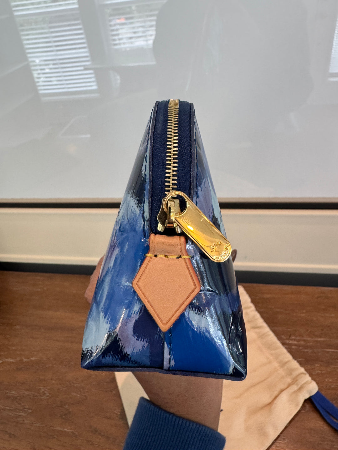 LV cosmetics pouch