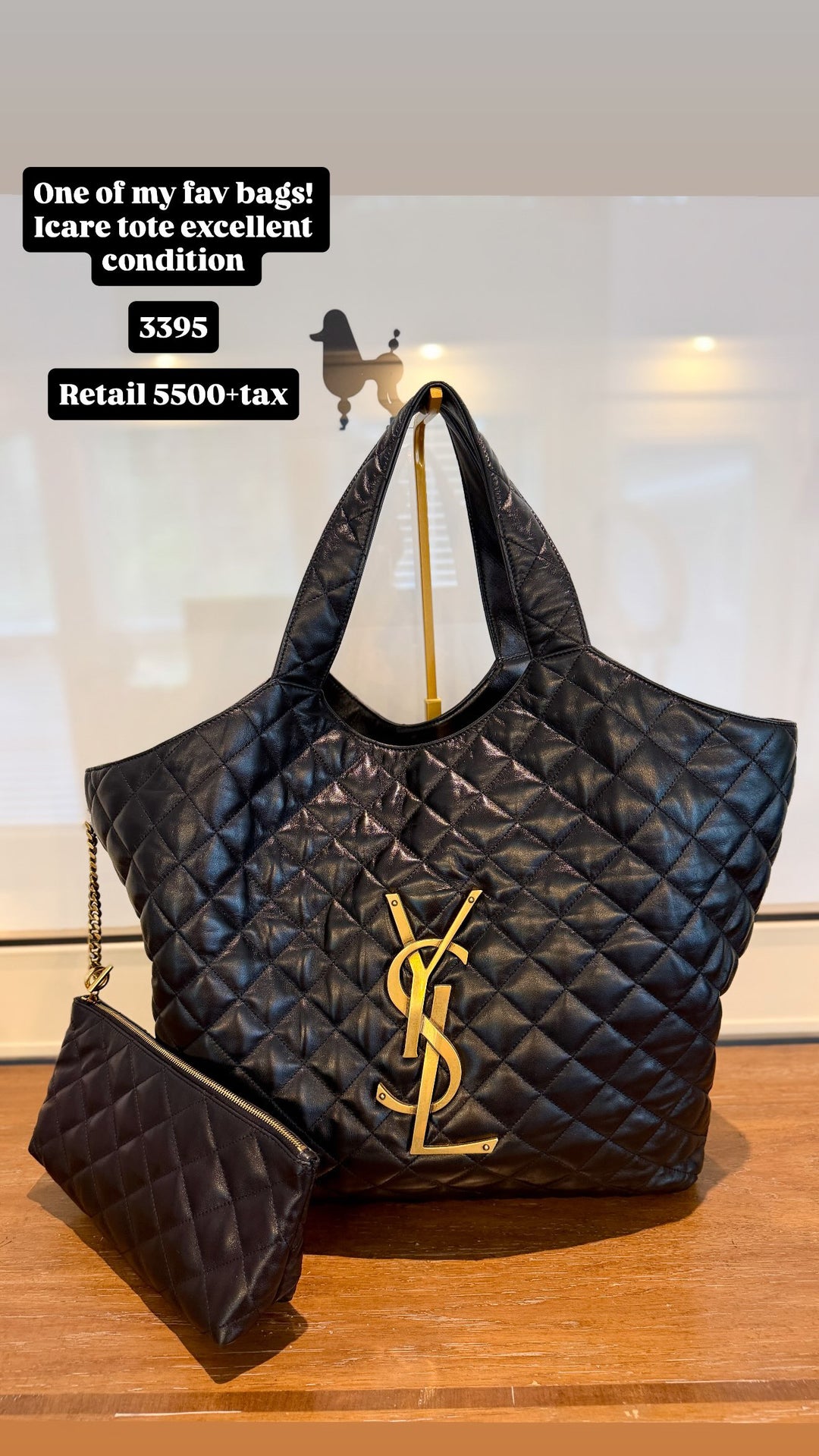 Ysl icare tote