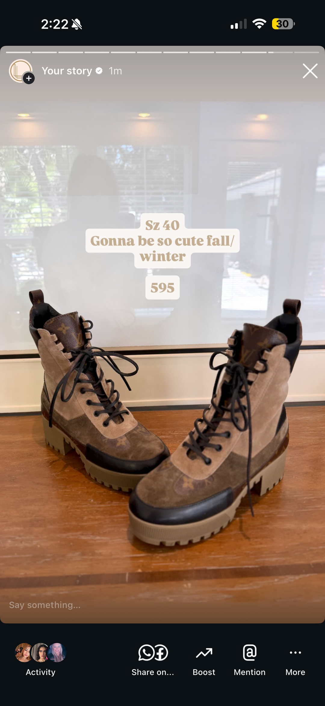 LV combat boots