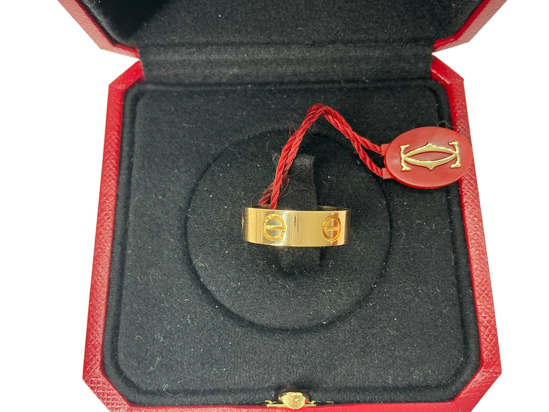 Cartier LOVE Ring Classic Model 18K Yellow Gold Size 50