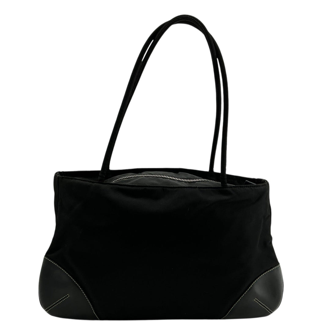 Prada Tessuto Nylon Shoulder Bag Black