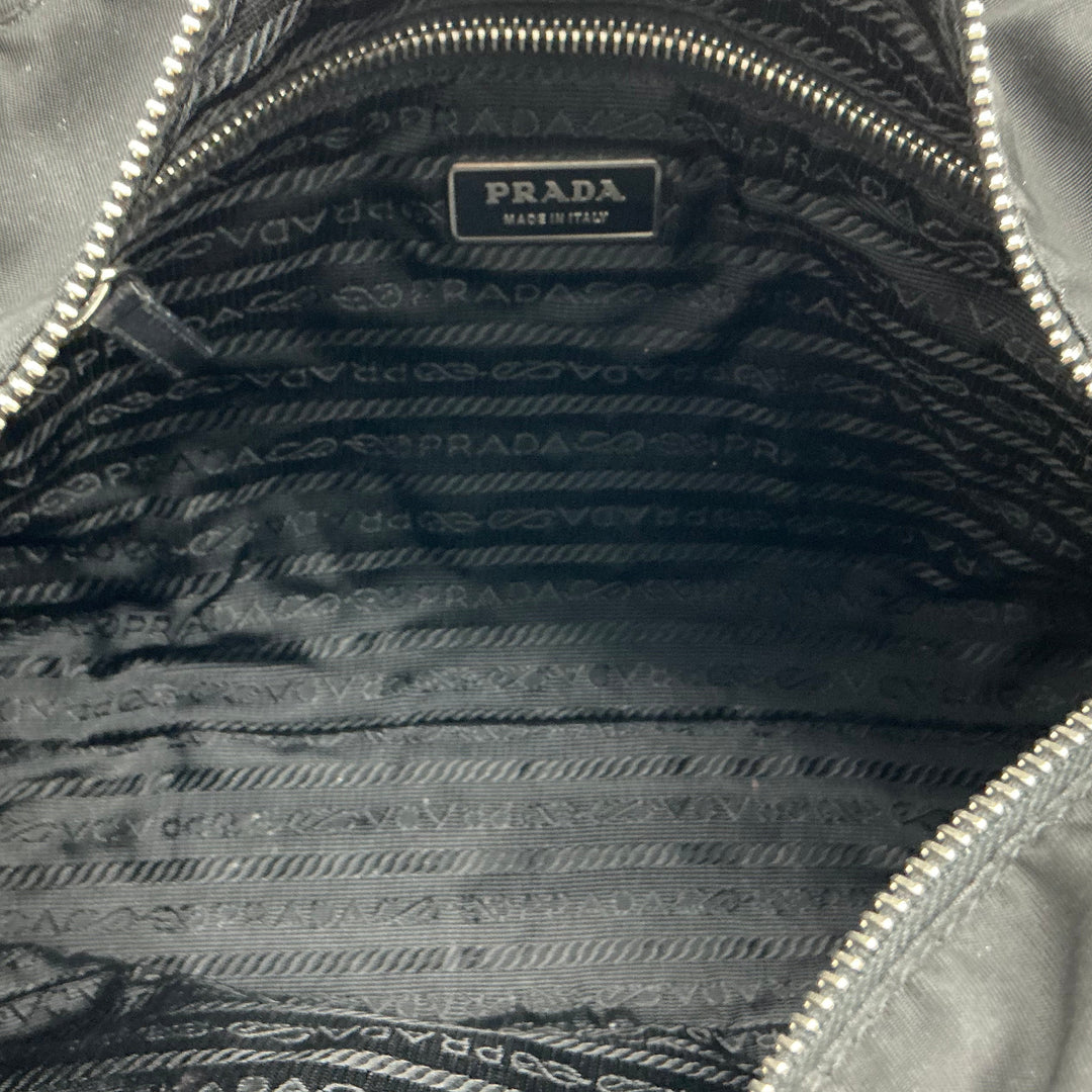 Prada Tessuto Nylon Shoulder Bag Black