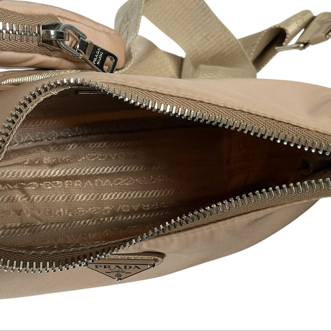 Prada Re-Edition 2005 Nylon Shoulder Bag Cammeo