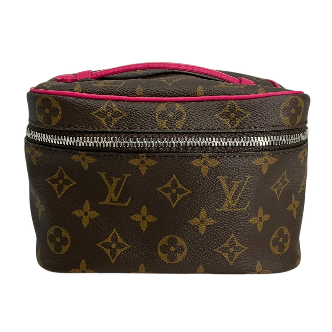 Louis Vuitton Monogram Macassar Nice Mini Pondichery Pink