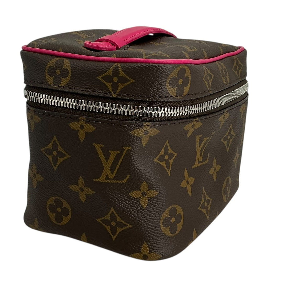 Louis Vuitton Monogram Macassar Nice Mini Pondichery Pink