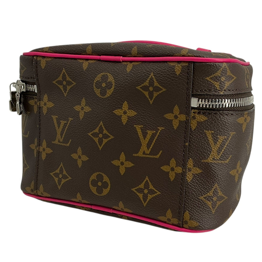 Louis Vuitton Monogram Macassar Nice Mini Pondichery Pink