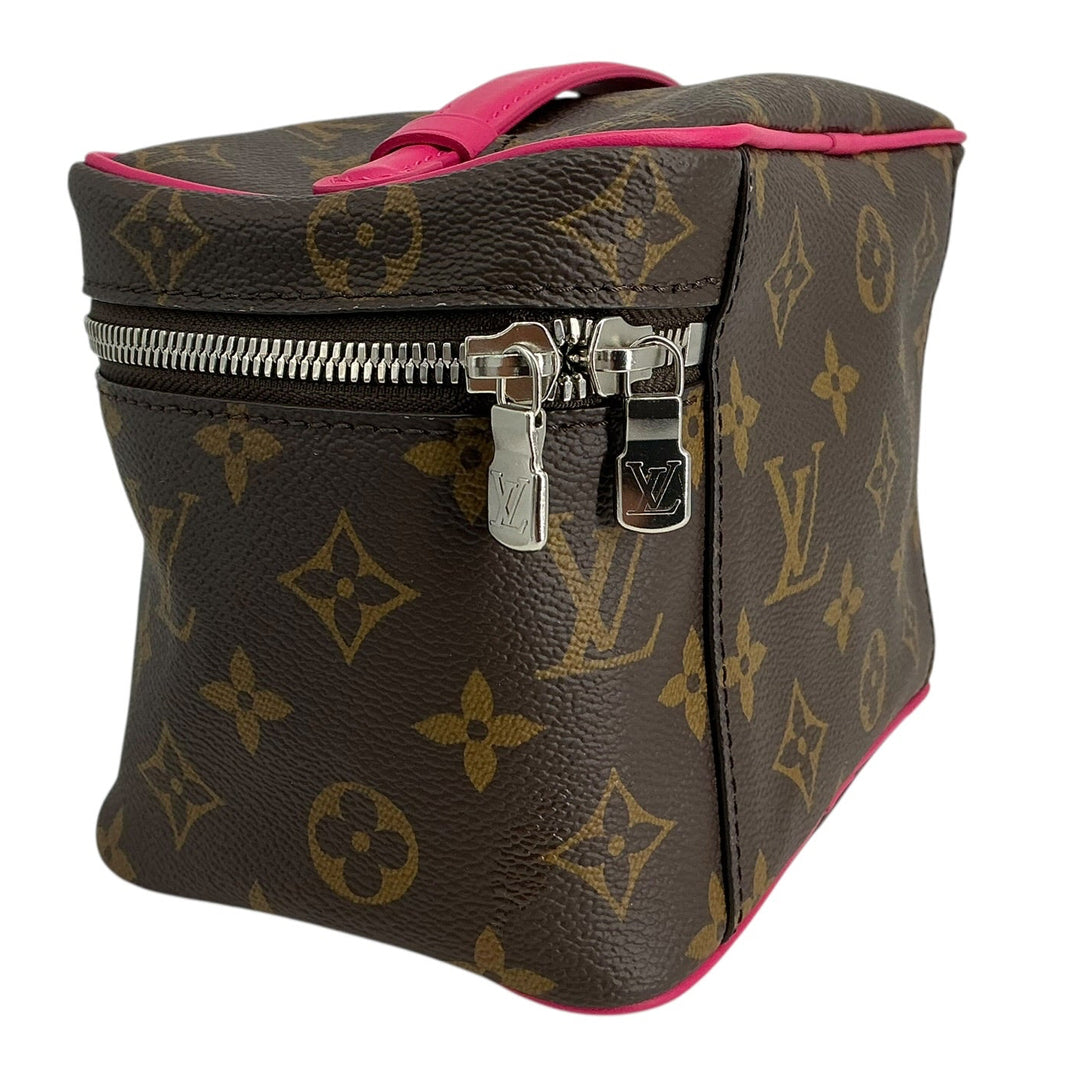 Louis Vuitton Monogram Macassar Nice Mini Pondichery Pink