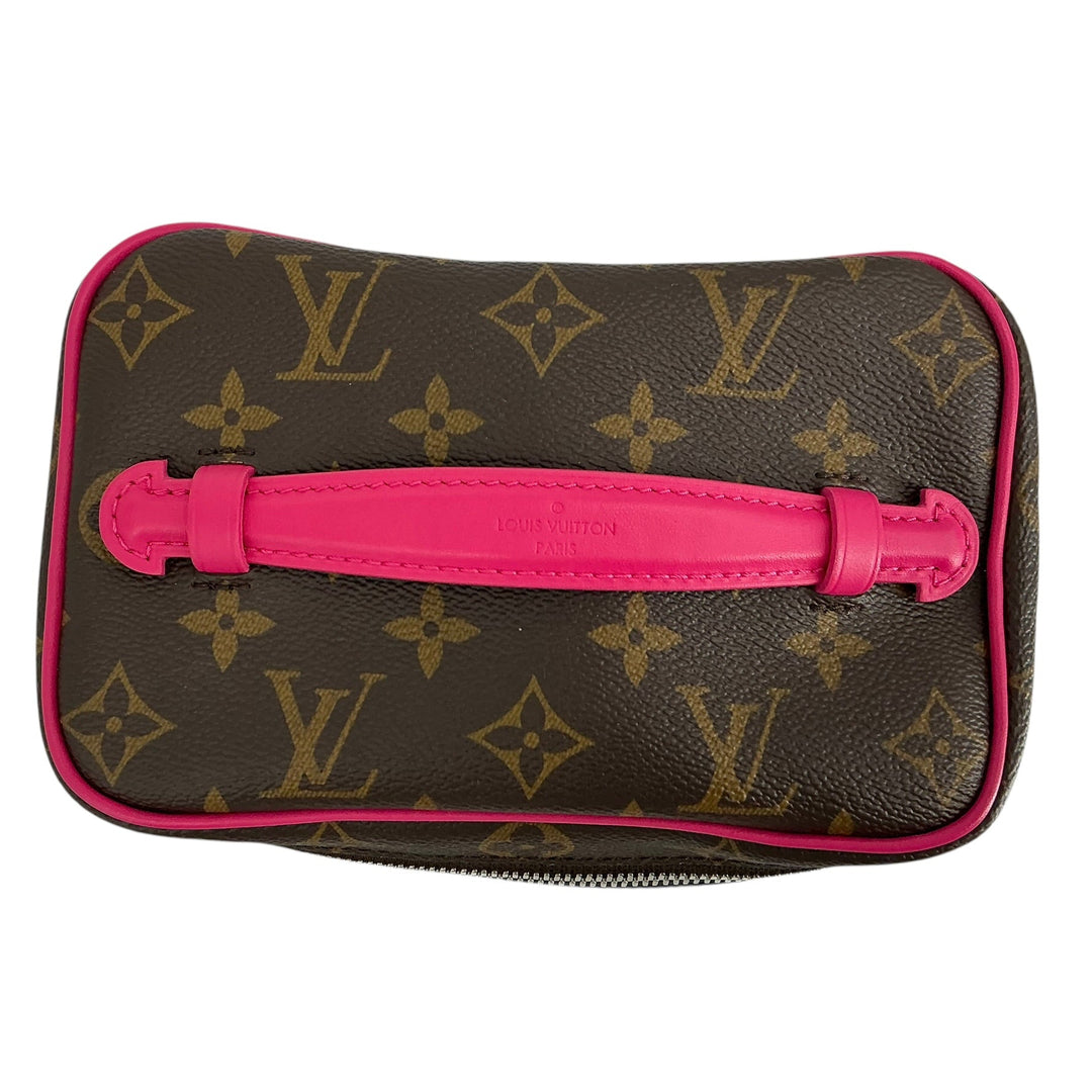 Louis Vuitton Monogram Macassar Nice Mini Pondichery Pink